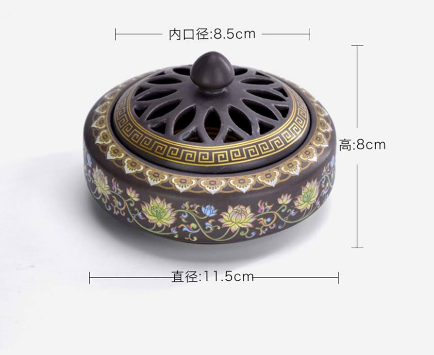 Amazon｜唐香縁 丸香炉 お線香立て お香立て 香皿 アンティーク